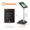Pyle Pyle Home iPad Compatible Tablet Stand, Adjustable Anti-Theft Floor Stand, Works With 9.7'' Touchscreens PSPADLK55 - alternate 3